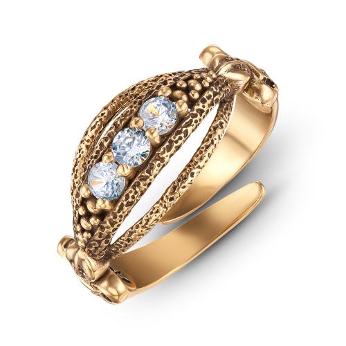 AN6377 CRYSTAL Ring IL SPADA Fiore di Firenze