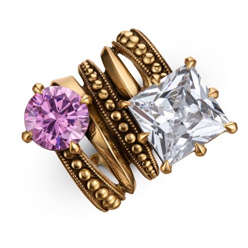 AN0433  Ring SFARFALLIO Fiore di Firenze