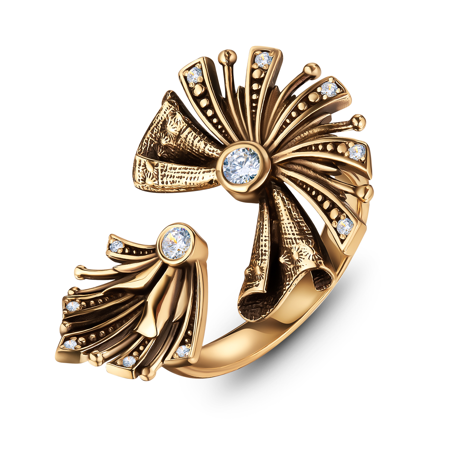 AN3352 CRYSTAL  Ring ZIMARRA Fiore di Firenze