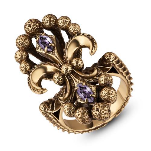 AN05025  Ring IRIS ARALDICO NOVA Fiore di Firenze