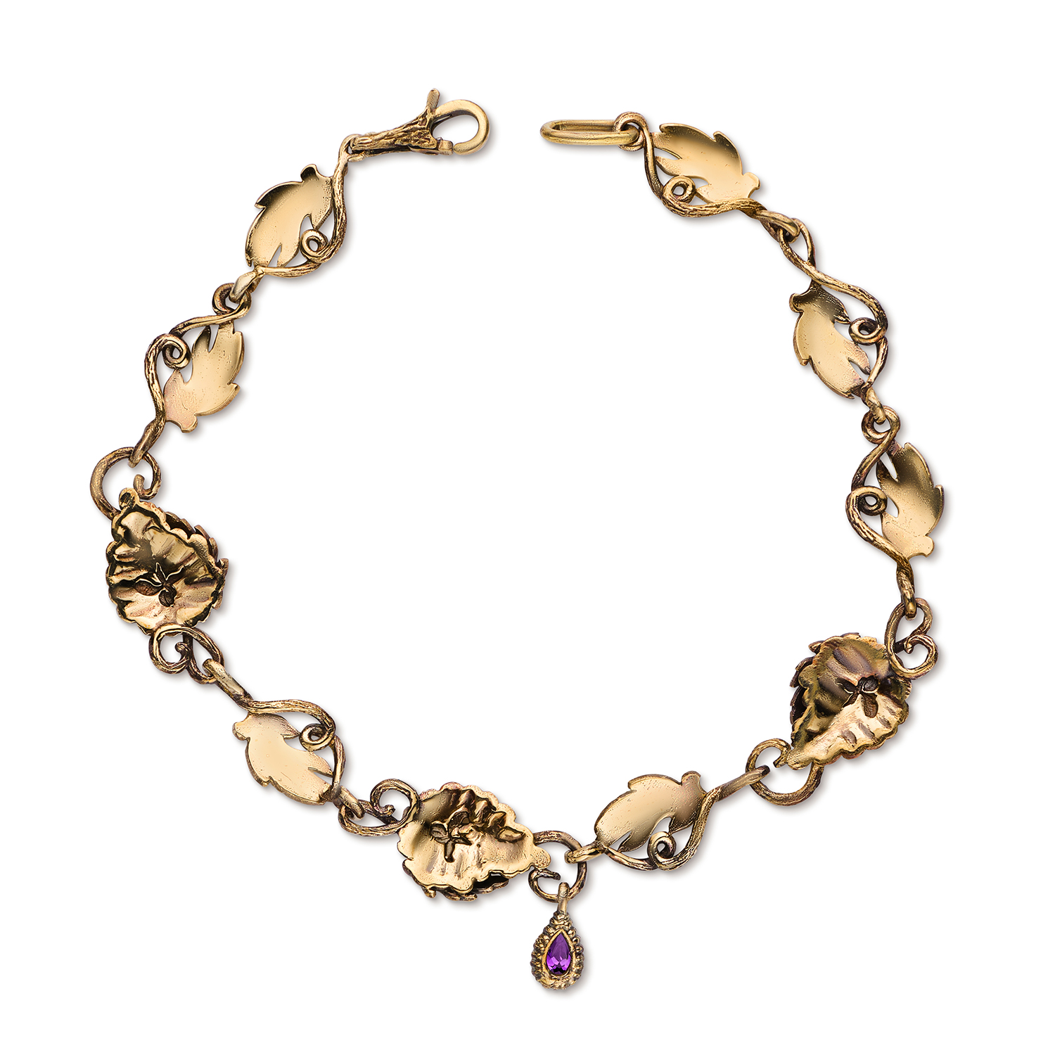 BR1917 AMETISTA Bracelet Vitigno Fiore di Firenze