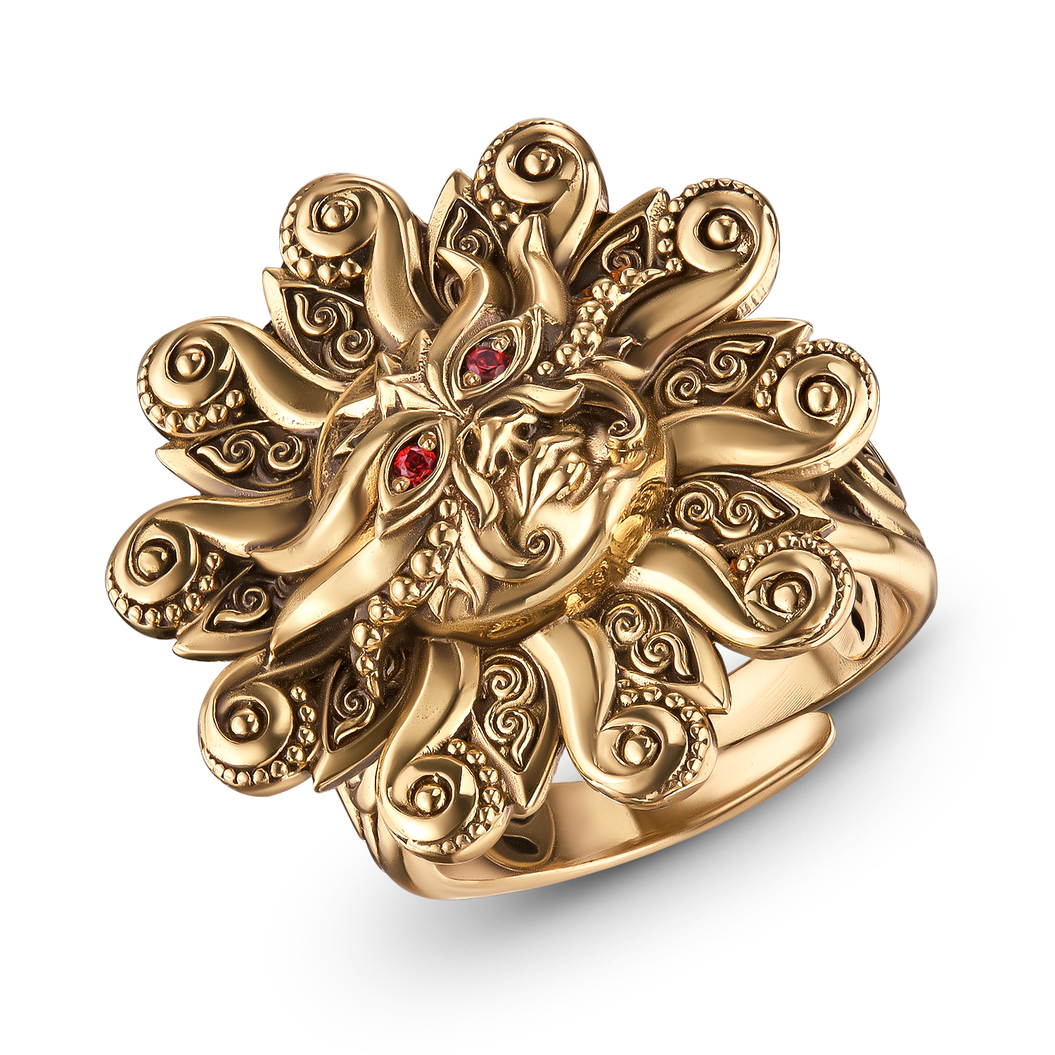 AN9301 SOLE Ring LUNA e SOLE Fiore di Firenze