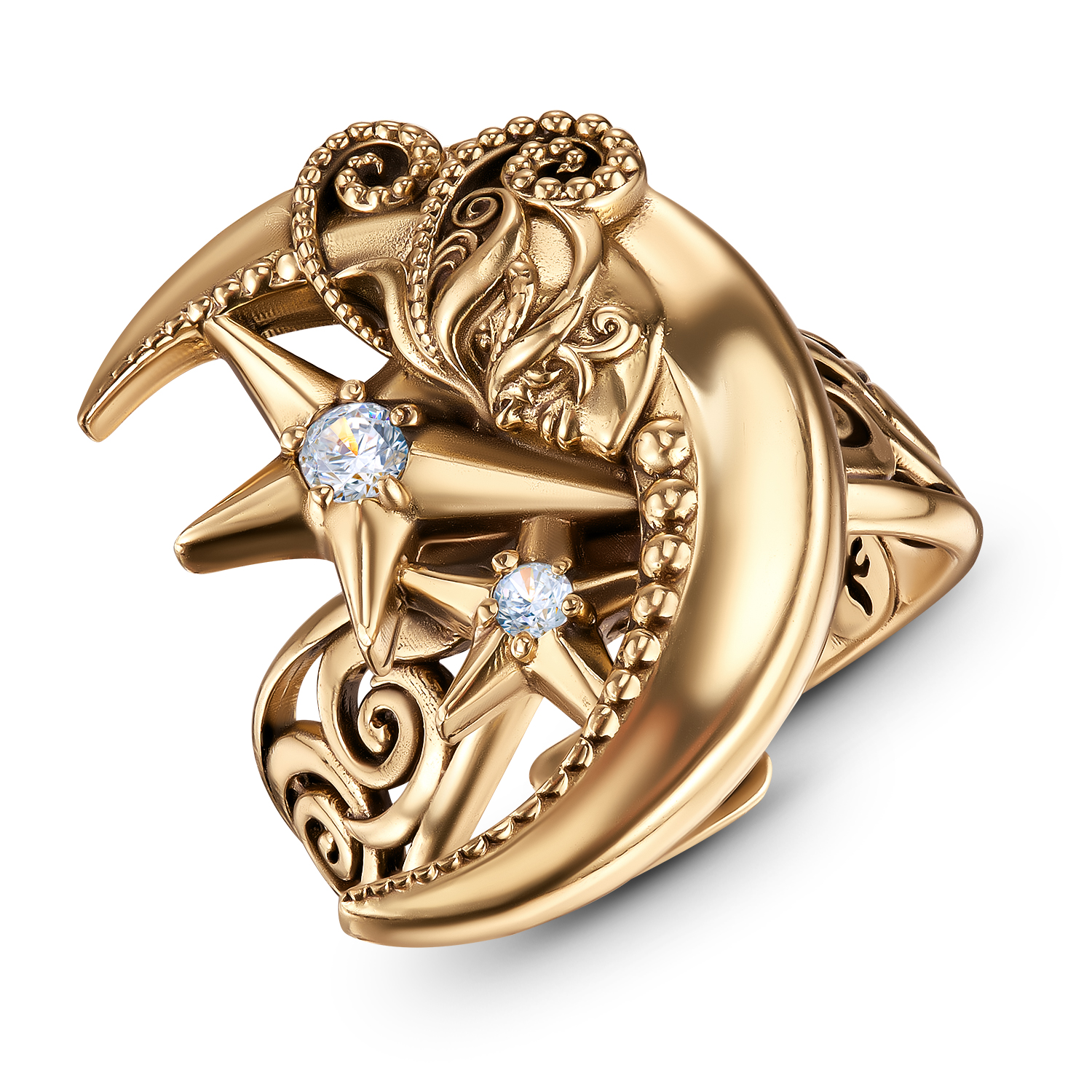 AN9311 LUNA Ring LUNA e SOLE Fiore di Firenze