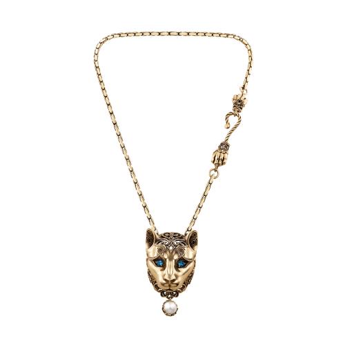 CO3206 Necklace PUMA LEONE di MONTAGNA Fiore di Firenze