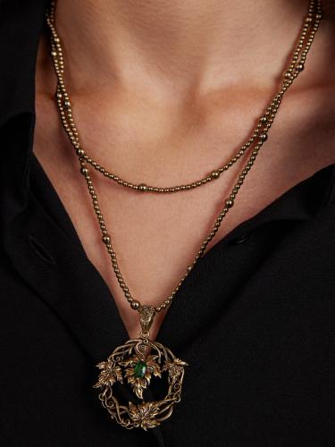 CO9305 Necklace MASCHERA FLOREALE  Fiore di Firenze