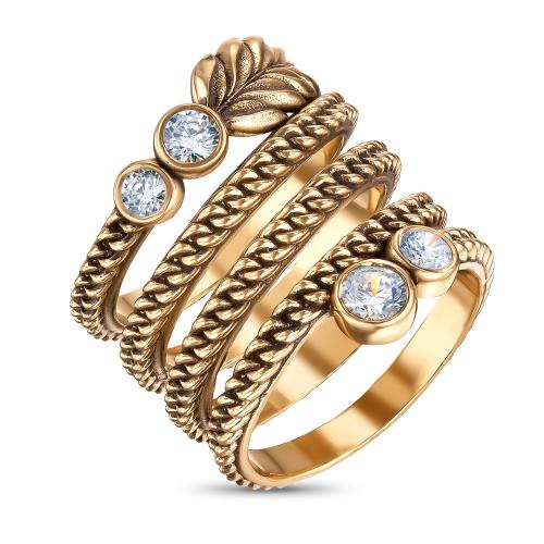 AN6364 CRYSTAL Ring SPIGHETTA Fiore di Firenze