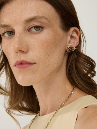 OR9302 RUB CLIMB Earings FUOCO Fiore di Firenze