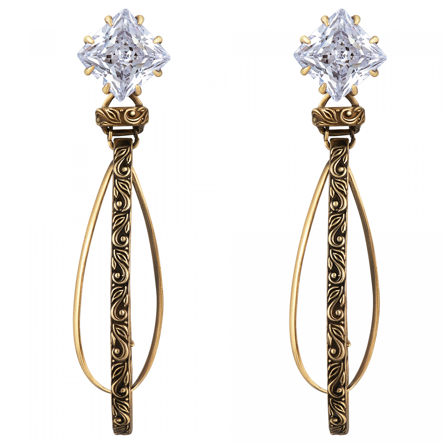 OR1605 CRYSTAL Earings VIVIENNE Fiore di Firenze