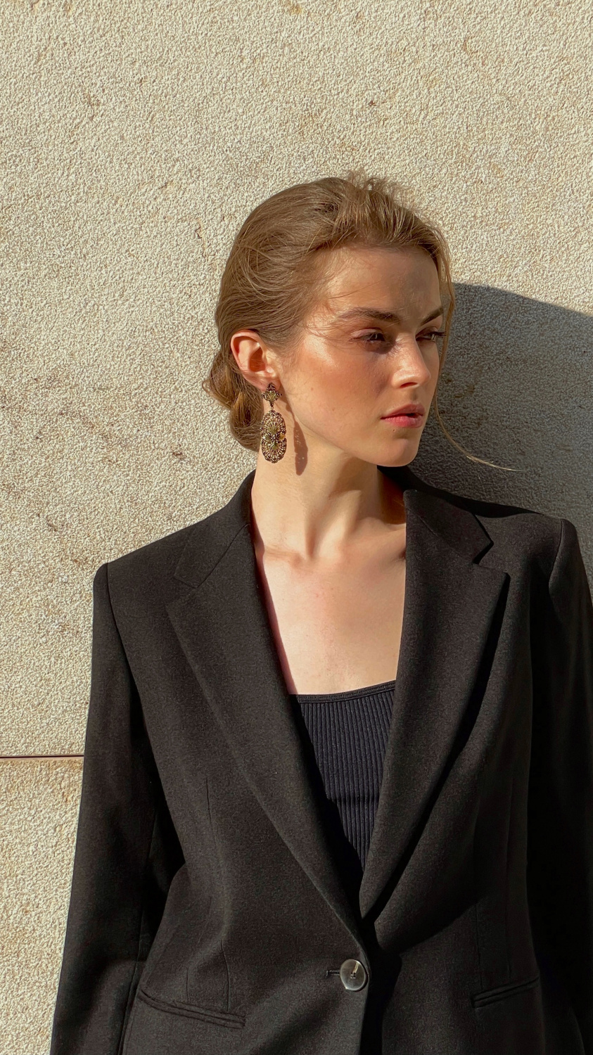 OR1850-1 Earings ORNATO GRANDE Fiore di Firenze