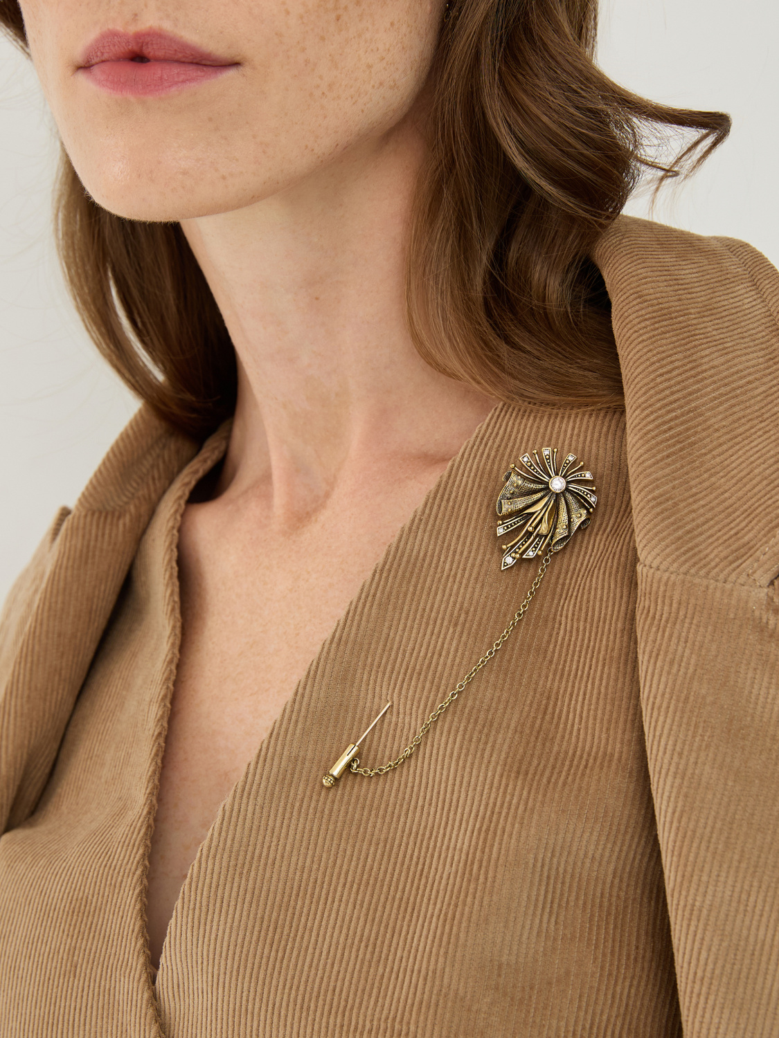 SP3352 CRYSTAL Broosh ZIMARRA Fiore di Firenze