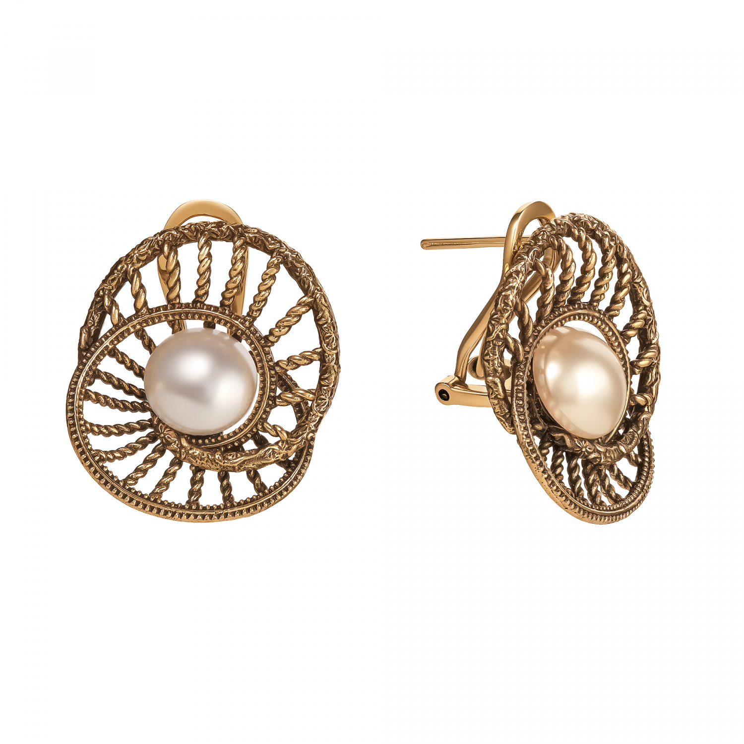 OR1729 PEARL Earings ARCLET Fiore di Firenze