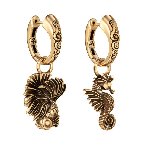 OR9304 CONGO Earings ACQUA  Fiore di Firenze
