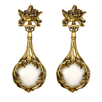 OR4457 MADREPERLA Earings LATTE D'ORO Fiore di Firenze