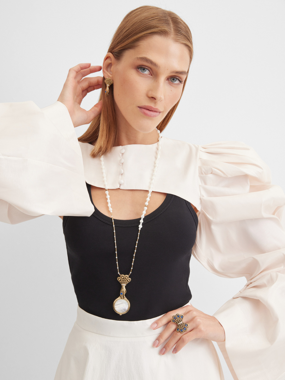 CO4472 CHBL Necklace ARISTOCRATICO Fiore di Firenze