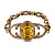 BR8200 Bracelet VETRO COLORATO Fiore di Firenze