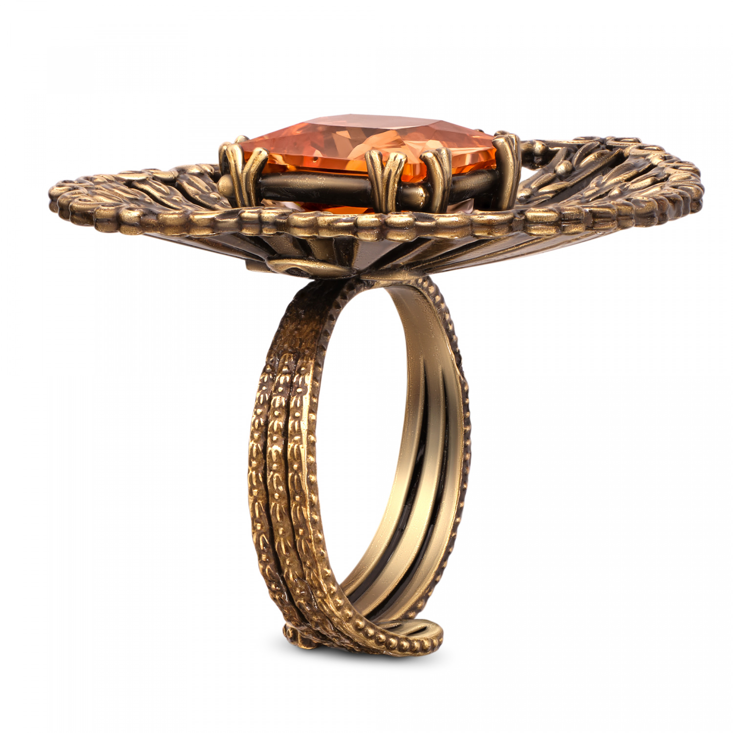 AN5354 Ring CUORE Fiore di Firenze