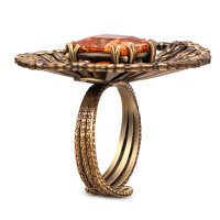 AN5354 Ring CUORE Fiore di Firenze