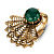 AN2809 VERDE Ring VENTAGLIO Fiore di Firenze