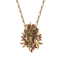 SP9302 RUB Broosh/Necklace FUOCO Fiore di Firenze