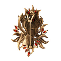 SP9302 RUB Broosh/Necklace FUOCO Fiore di Firenze