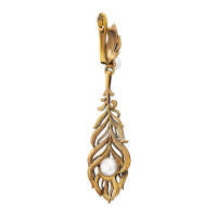 OR1803 Earings Piuma di Fenice Fiore di Firenze