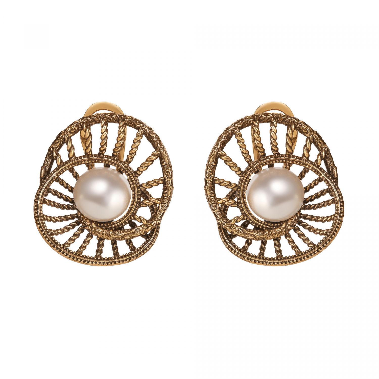 OR1729 PEARL Earings ARCLET Fiore di Firenze