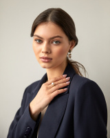 AN2320 PEARL Ring Iris Fiorentino Fiore di Firenze