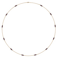 CO1311 GRANATO Necklace TONDO Fiore di Firenze