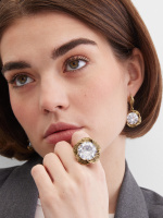 OR1738 CRYSTAL Earings CALEIDOSCOPIO DI FIORI Fiore di Firenze