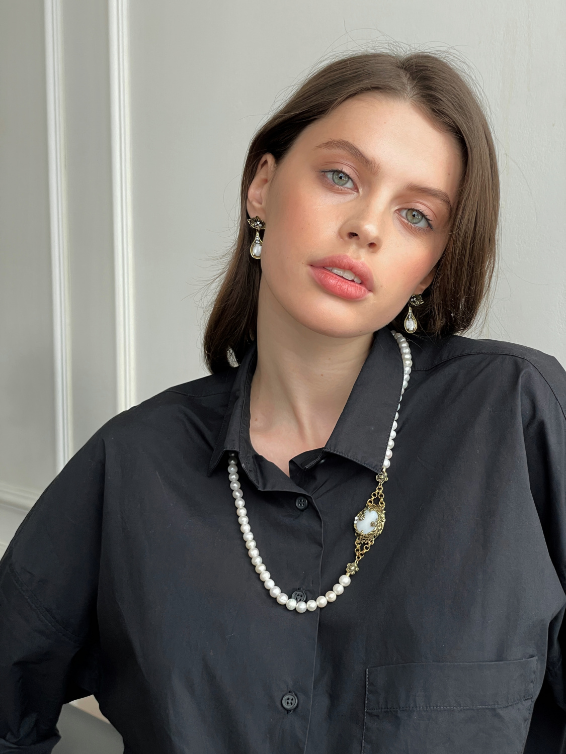 CO4457-1 MADREPERLA  Necklace  LATTE D'ORO Fiore di Firenze