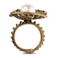 AN1729 PEARL  Ring ARCLET Fiore di Firenze
