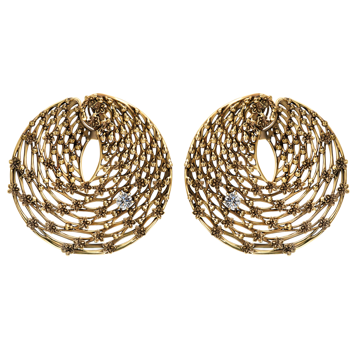 OR6271 Earings VORTICE DI FIORI Fiore di Firenze