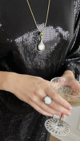 CO4457 MADREPERLA Necklace LATTE D'ORO Fiore di Firenze