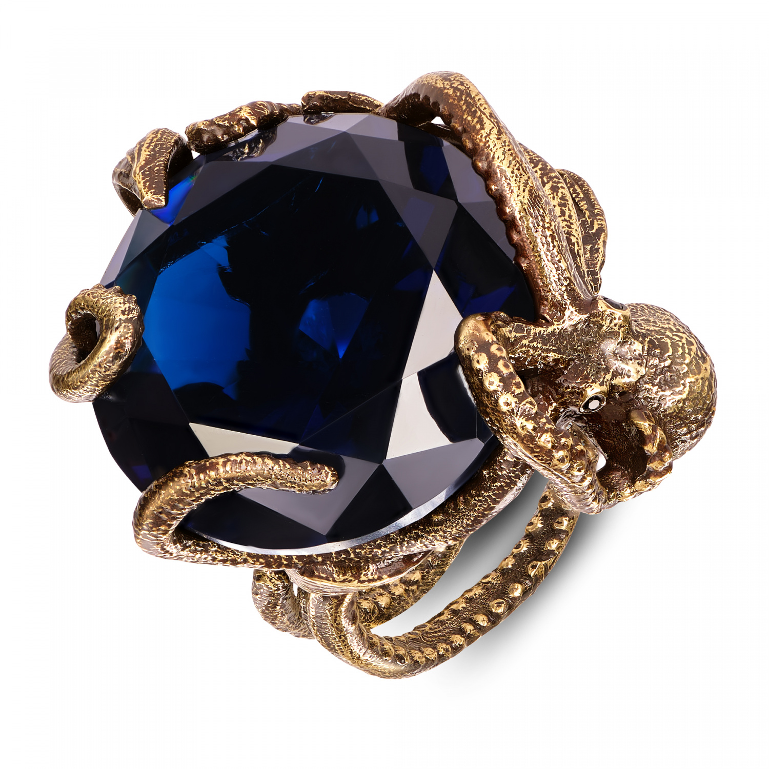 AN2032 BLU Ring SIGNORE DEI MARI Fiore di Firenze