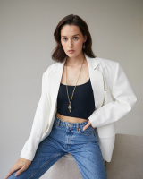 SP5456 CRYSTAL Necklace/Broosh BRILLANTE Fiore di Firenze