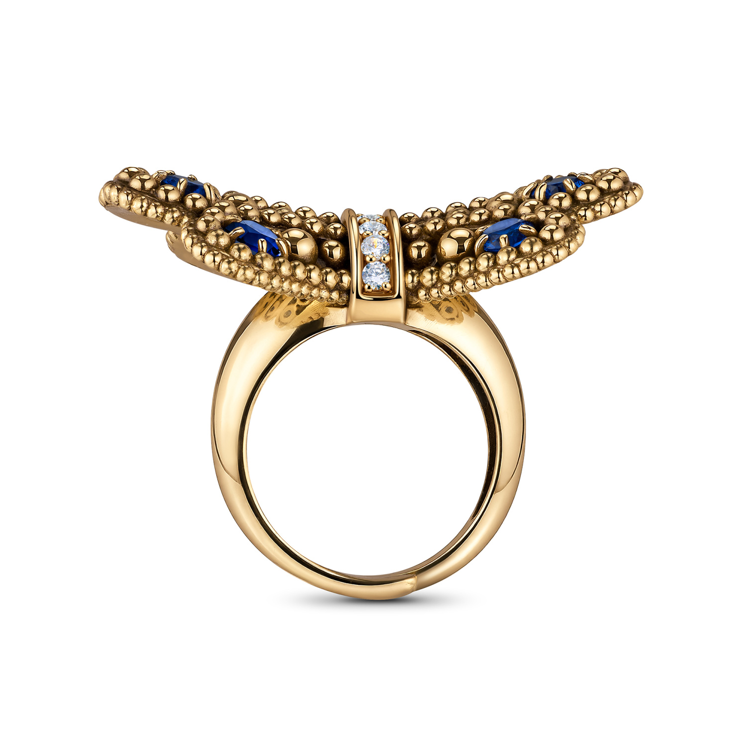 AN4472 CHBL Ring ARISTOCRATICO Fiore di Firenze