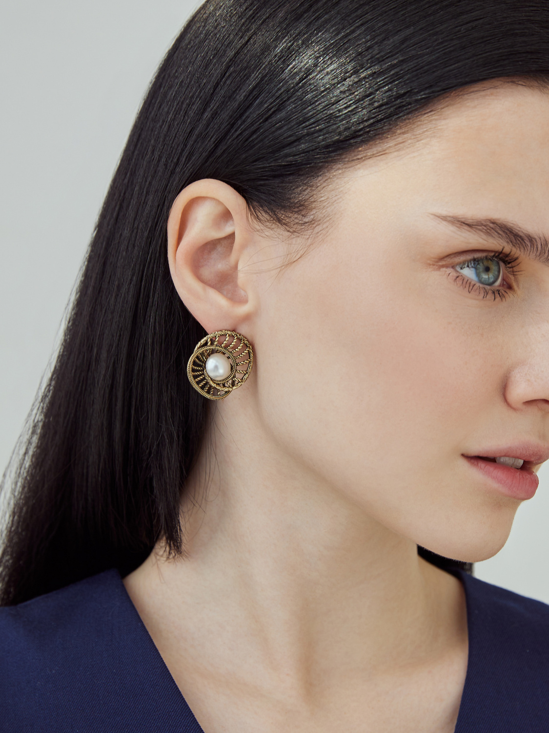 OR1729 PEARL Earings ARCLET Fiore di Firenze