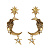 OR9311 LUNA Earings LUNA e SOLE Fiore di Firenze