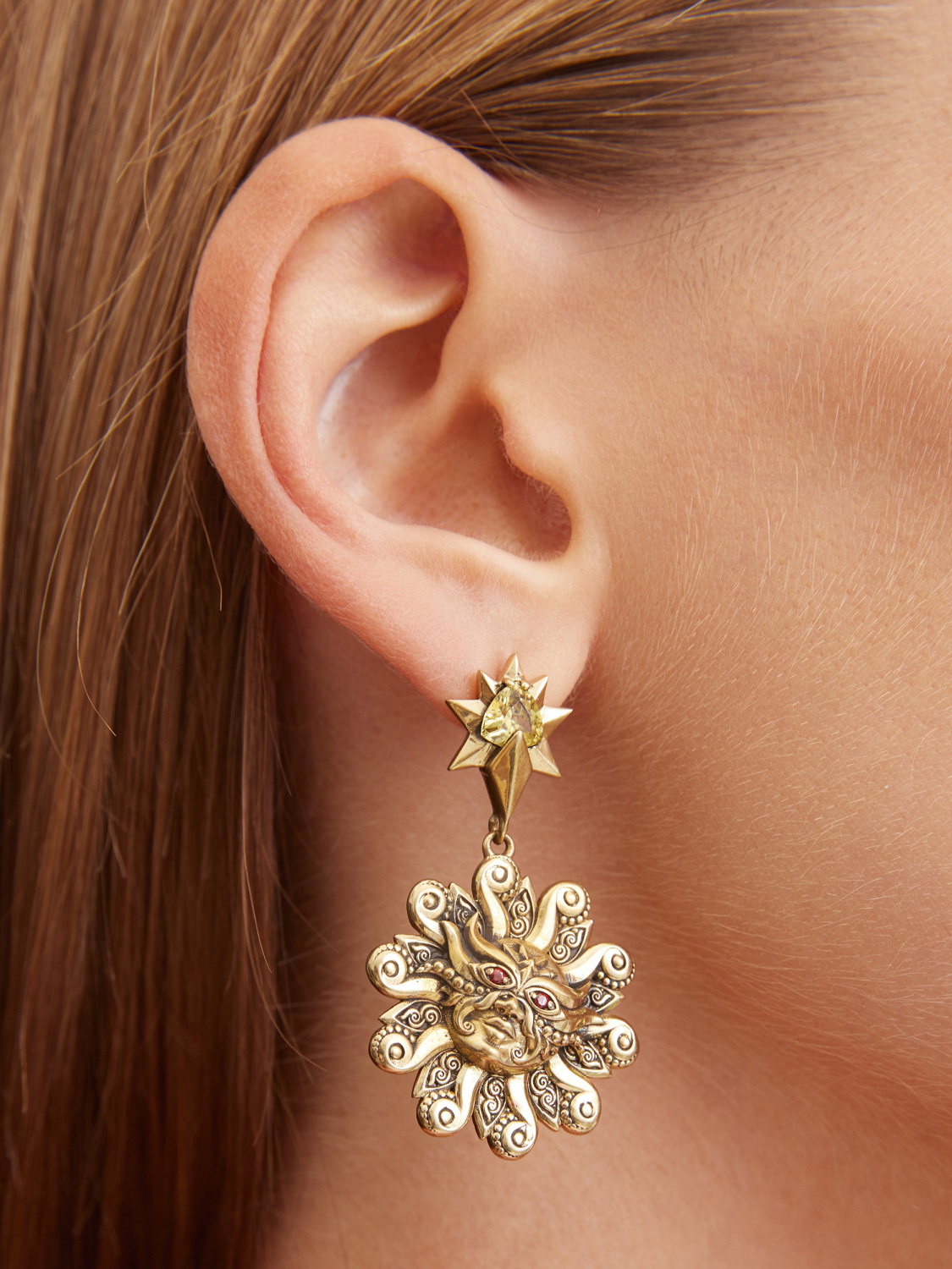 OR9301 SOLE Earings LUNA e SOLE Fiore di Firenze