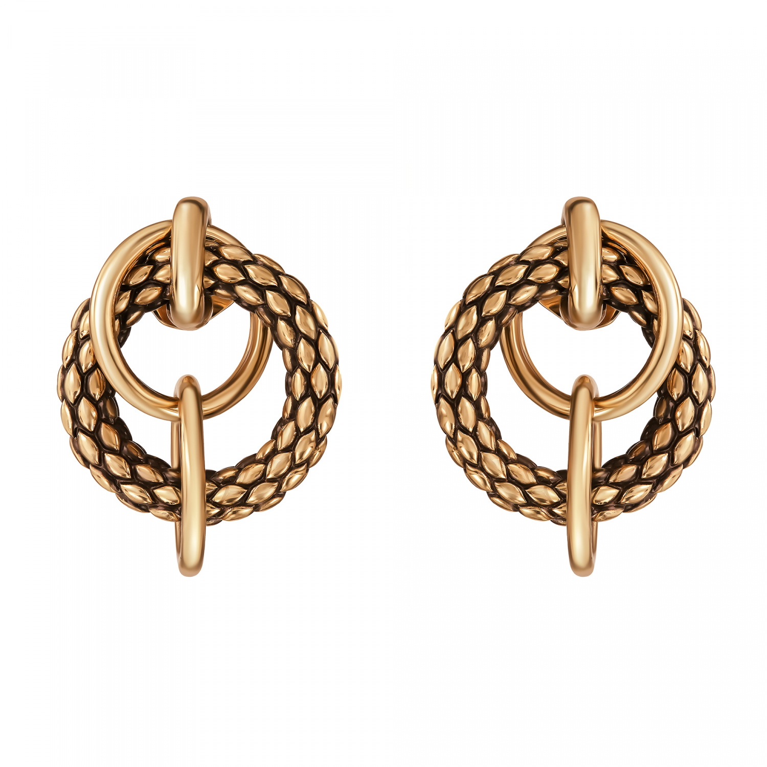 OR2521 Earings CATENE E ANELLI Fiore di Firenze