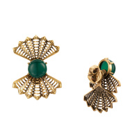 OR2809 VERDE Earings VENTAGLIO Fiore di Firenze