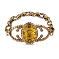 BR8200 Bracelet VETRO COLORATO Fiore di Firenze