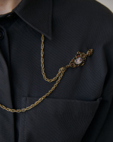 SP5456 CRYSTAL Broosh/Necklace BRILLANTE Fiore di Firenze