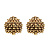 OR2105 Earings пусеты Trifoglio Fiore di Firenze