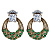 OR7701 CRYSTAL Earings ALLORO Fiore di Firenze