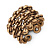 AN2525 Ring CATENE tre strisce Fiore di Firenze