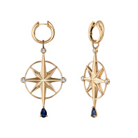 OR9303 CONGO Earings VELOCITA Del VENTO Fiore di Firenze