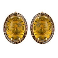 OR8200 Earings VETRO COLORATO Fiore di Firenze
