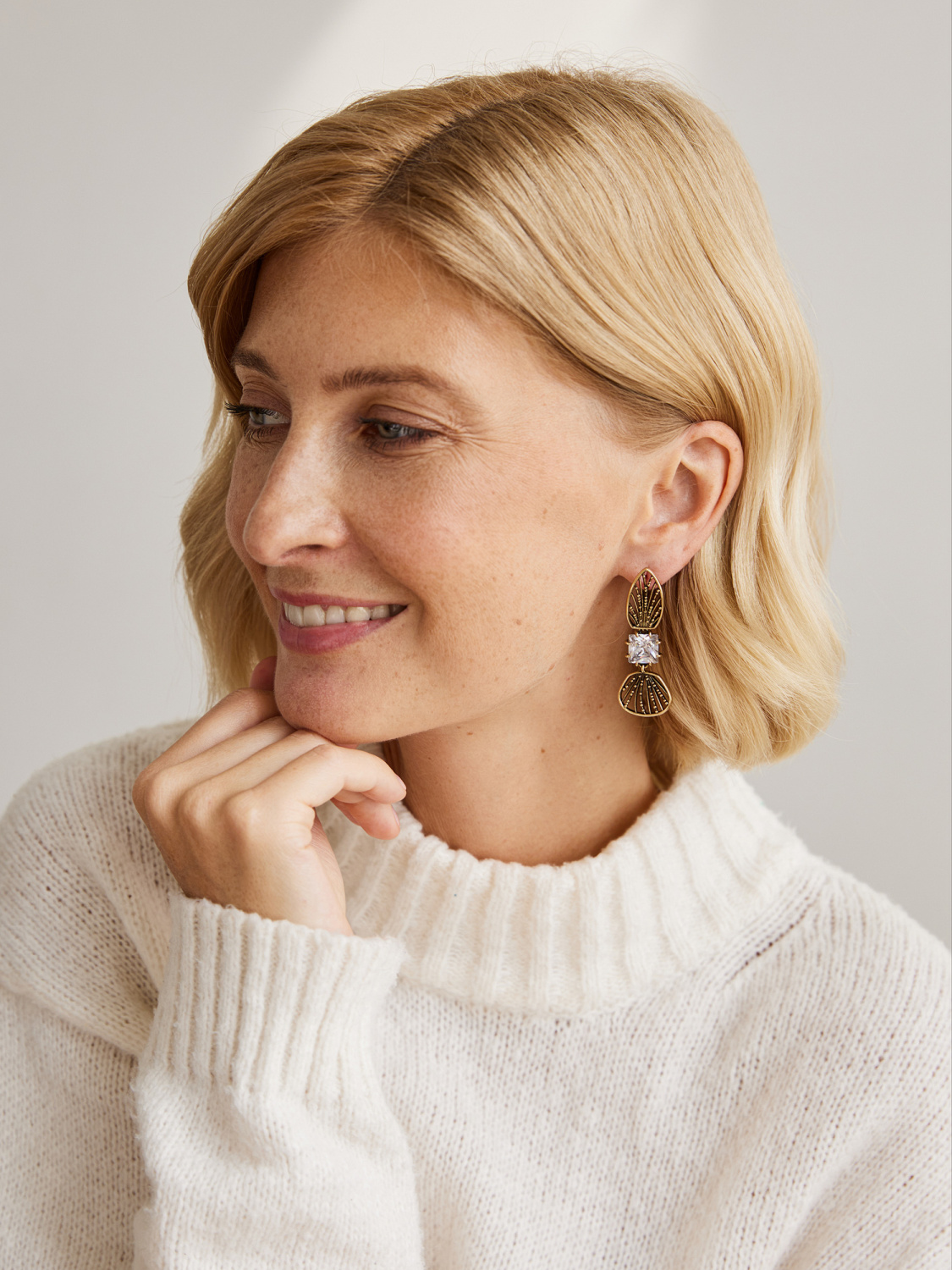 OR6301 CRYSTAL Earings ERBARIO PICCOLO Fiore di Firenze