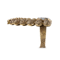 AN3119 GR Ring Pavone  Art Nouveau Fiore di Firenze